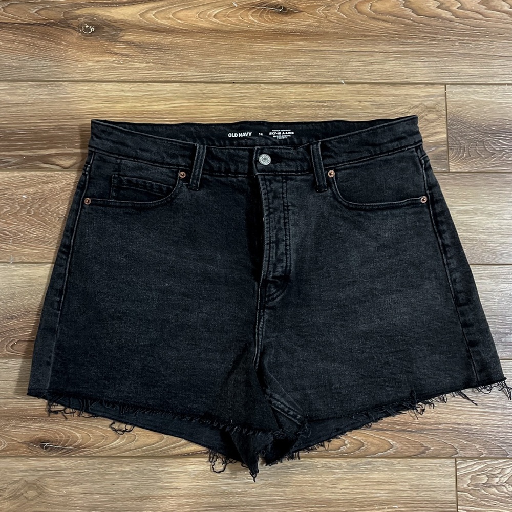 Old Navy Women's Black Denim Shorts